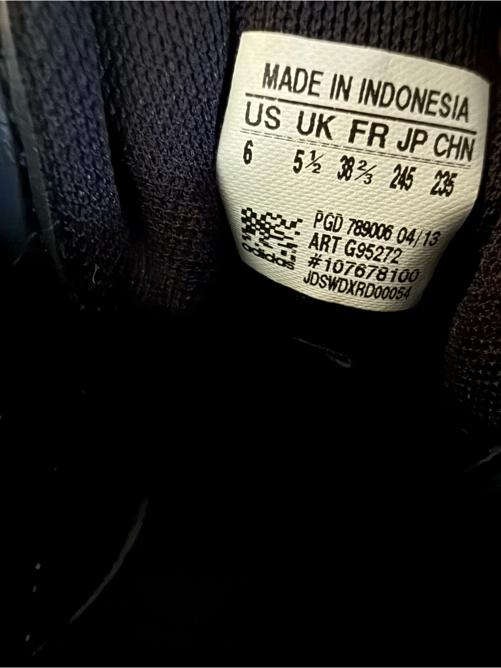 Adidas L.A. Trainer OG Navy Leather Women’s 7.5 / Men’s 6 NEW 2013 Reissue Rare - Picture 7 of 7